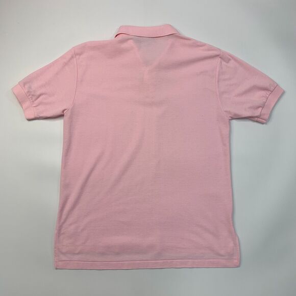 Vintage Levis Polo Shirt Mens L Large SLIM Dusty Peach High Low Hem Performance - Picture 6 of 10